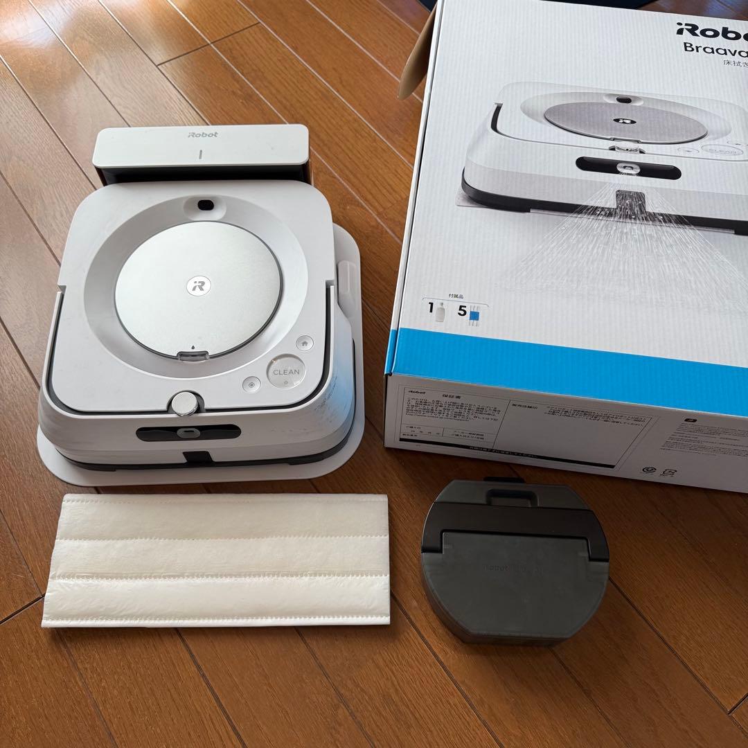 【動作良好/40分稼働】ブラーバ ジェット m6 アイロボット 付属品・箱付