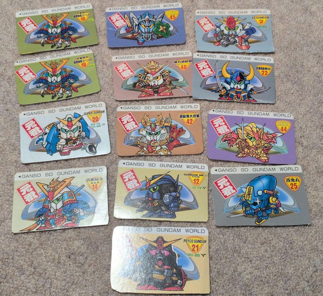 元祖SDガンダム カードダス　箱カード　まとめ売り