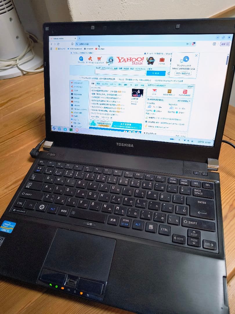 Windowsノート本体 R731/E Corei5 2.5G/8GB/SSD 256GB/ZorinOS