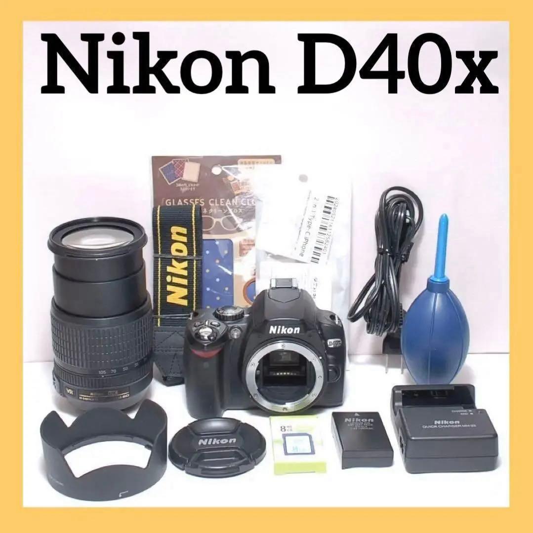 お手軽に一眼レフを始めよう✨Nikon D40X✨広角望遠レンズ✨簡単操作✨
