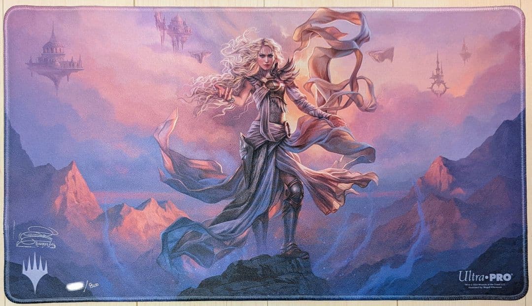 【未使用】MTG　慈悲深きセラ　数量限定版　サインド　プレイマット