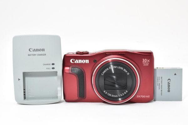 ★極上美品★ キヤノン PowerShot SX700 HS レッド #792