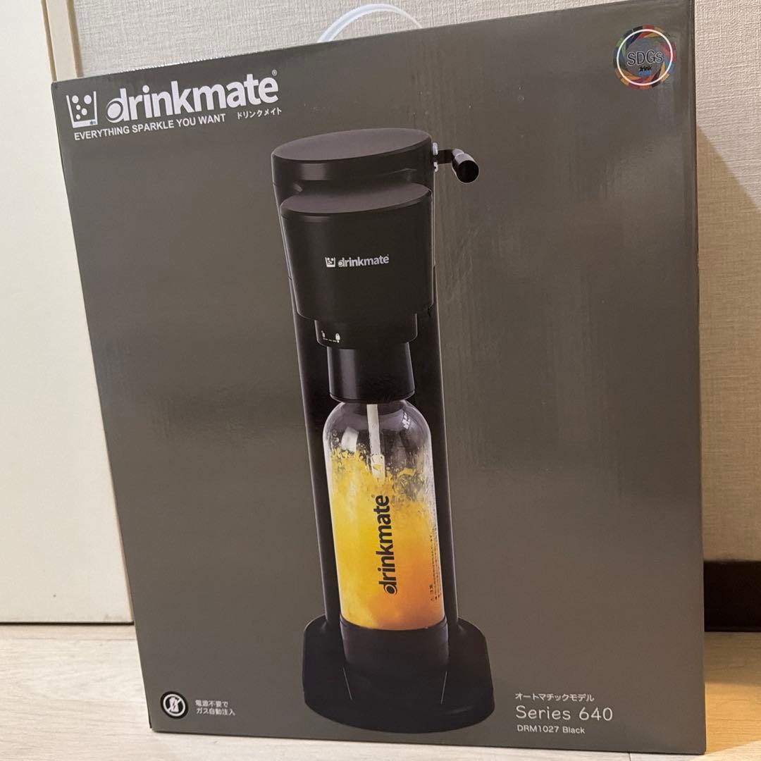 drinkmate 炭酸水メーカー シリーズ640 ブラック DRM1027