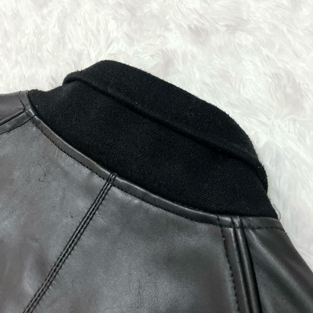 美品✨　Liugoo　LL　リューグー　レザーシングルライダース　牛革　黒