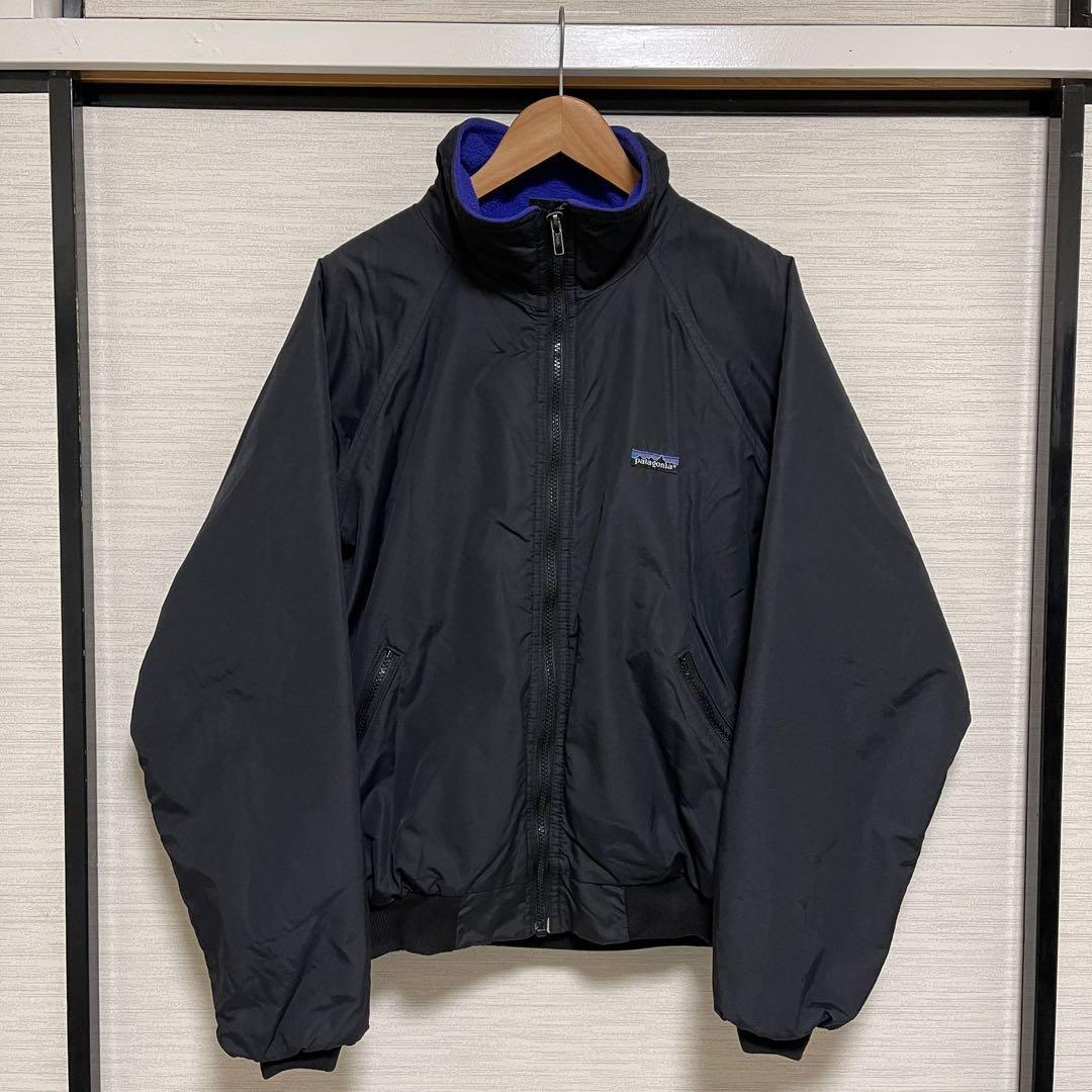 80s Patagonia シェルドシンチラ /黒 USA製 Mサイズ
