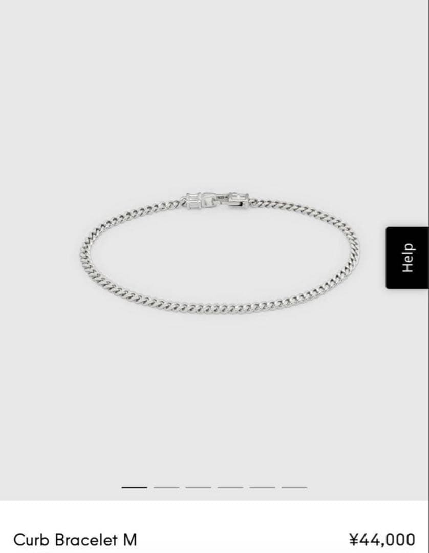 x*x様 【TOM WOOD(トムウッド) 】Curb Bracelet M 7