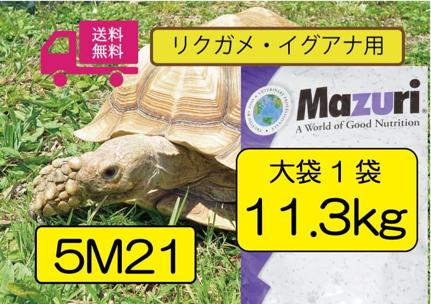 【マズリ】トータスダイエット5Ｍ21 リクガメ用ペレット mazuri 大袋