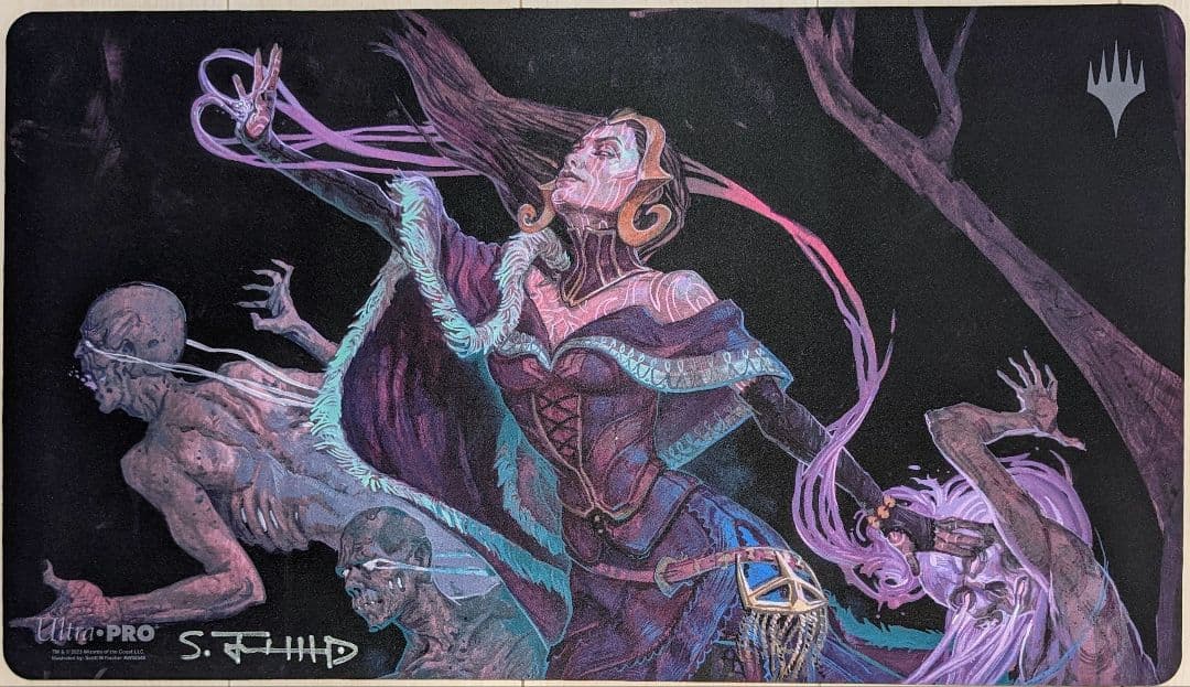 【未使用】MTG　最後の望み、リリアナ　サインド　プレイマット　UltraPro