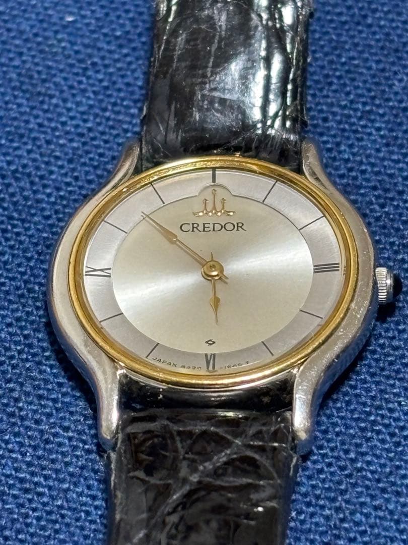 セイコークレドール18金　中古稼働品
