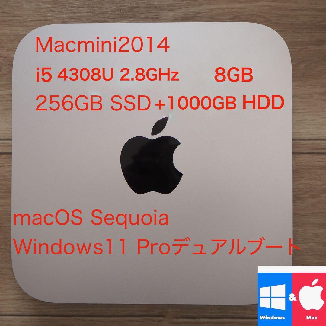 5⭕️ Macmini2014 2.8GHz,8G,256GSSD+1THDD