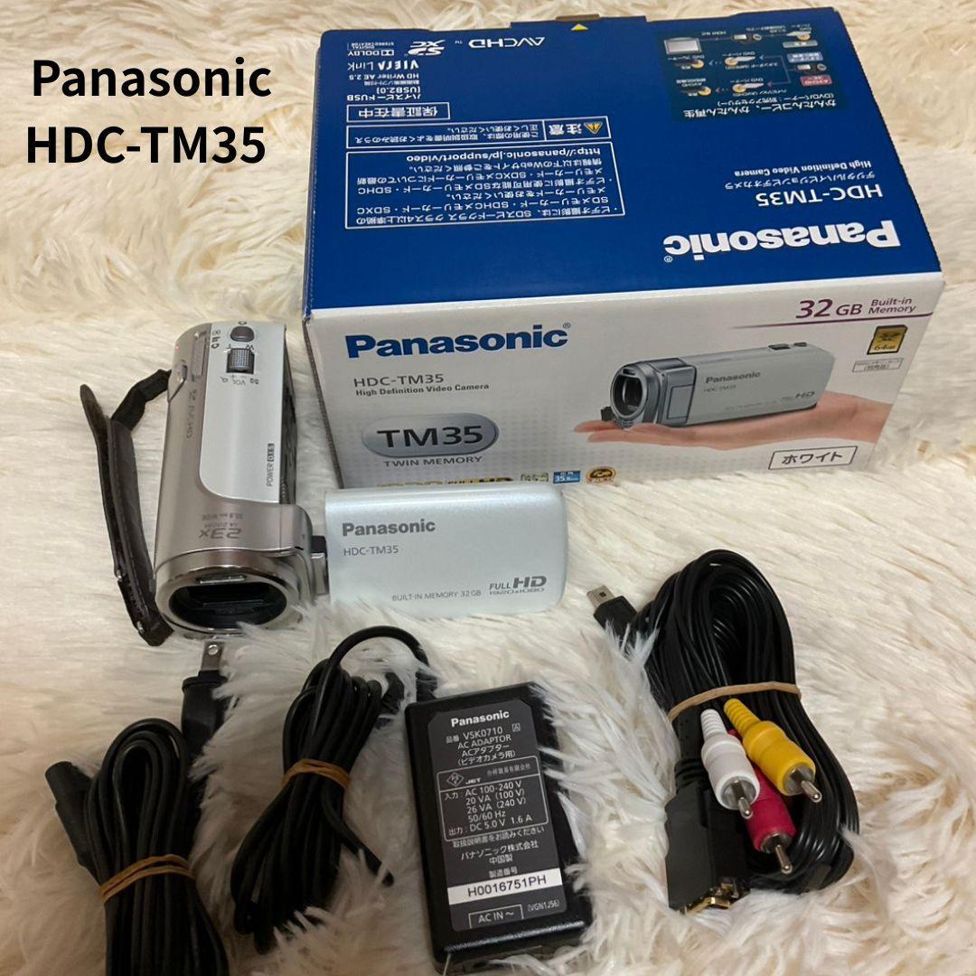 【美品　簡易動作確認済】パナソニック HDC-TM35 ビデオカメラ 32GB