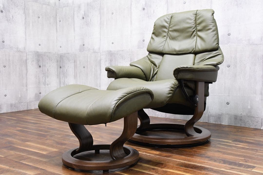 EIK32 短期展示品 2024年製 エコーネス ストレスレスチェア レノ Ｍ