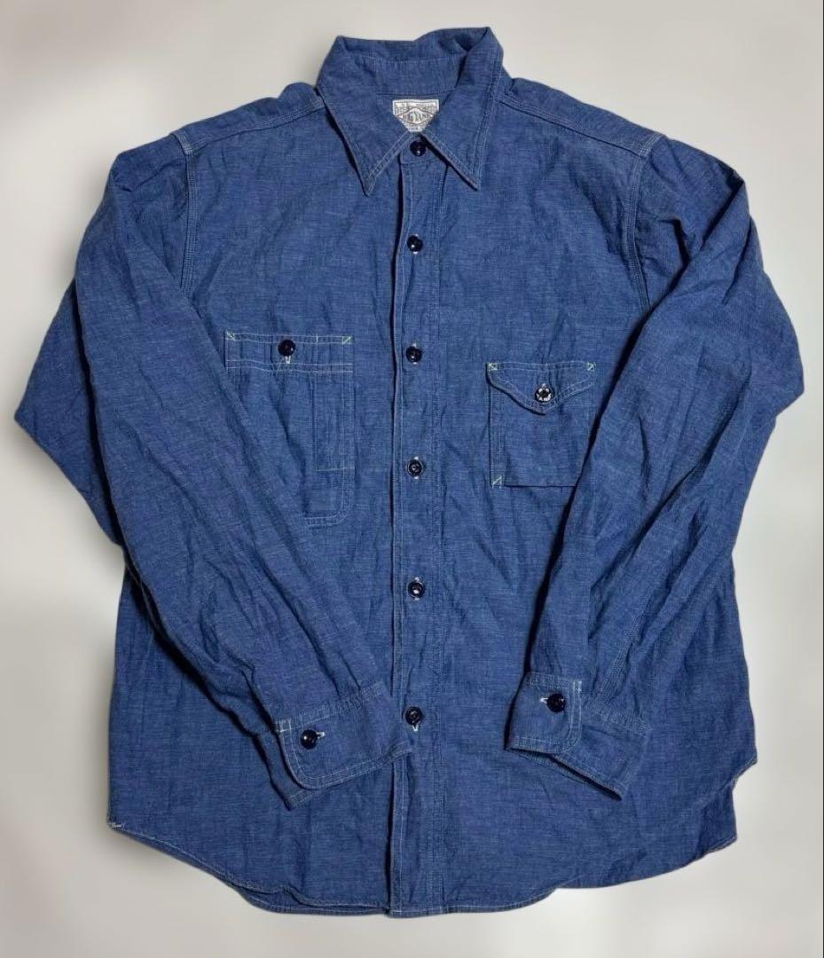 BIG YANK シャンブレー シャツ 1935 復刻 ガチャポケ 日本製