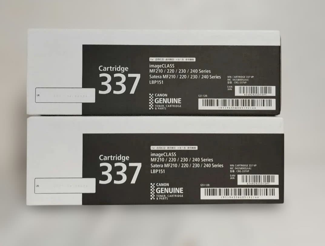 CANON　純正トナーカートリッジ 337 　新品未開封　2箱まとめて