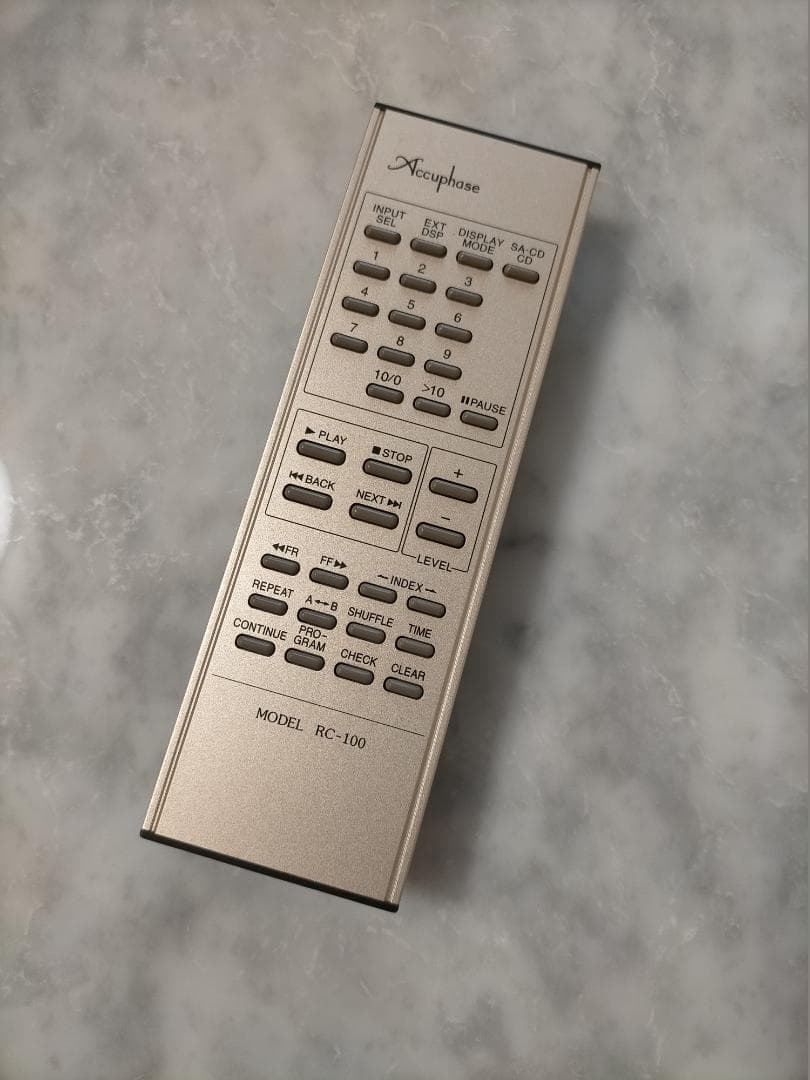 Accuphase CD用リモコン(remote) 適応機種：DP-550