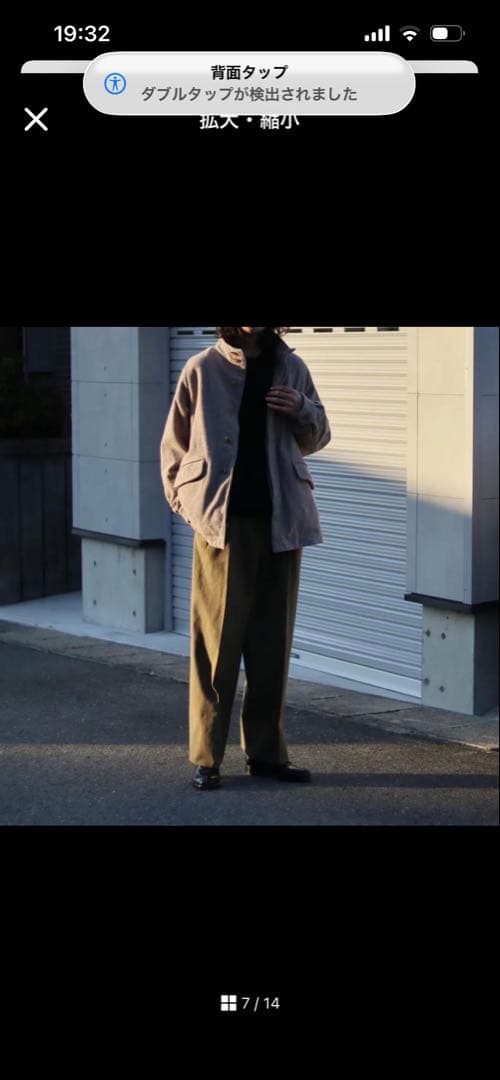 オ*ブ様 MAATEE&SONS 25AW ツイードスポーツジャケット