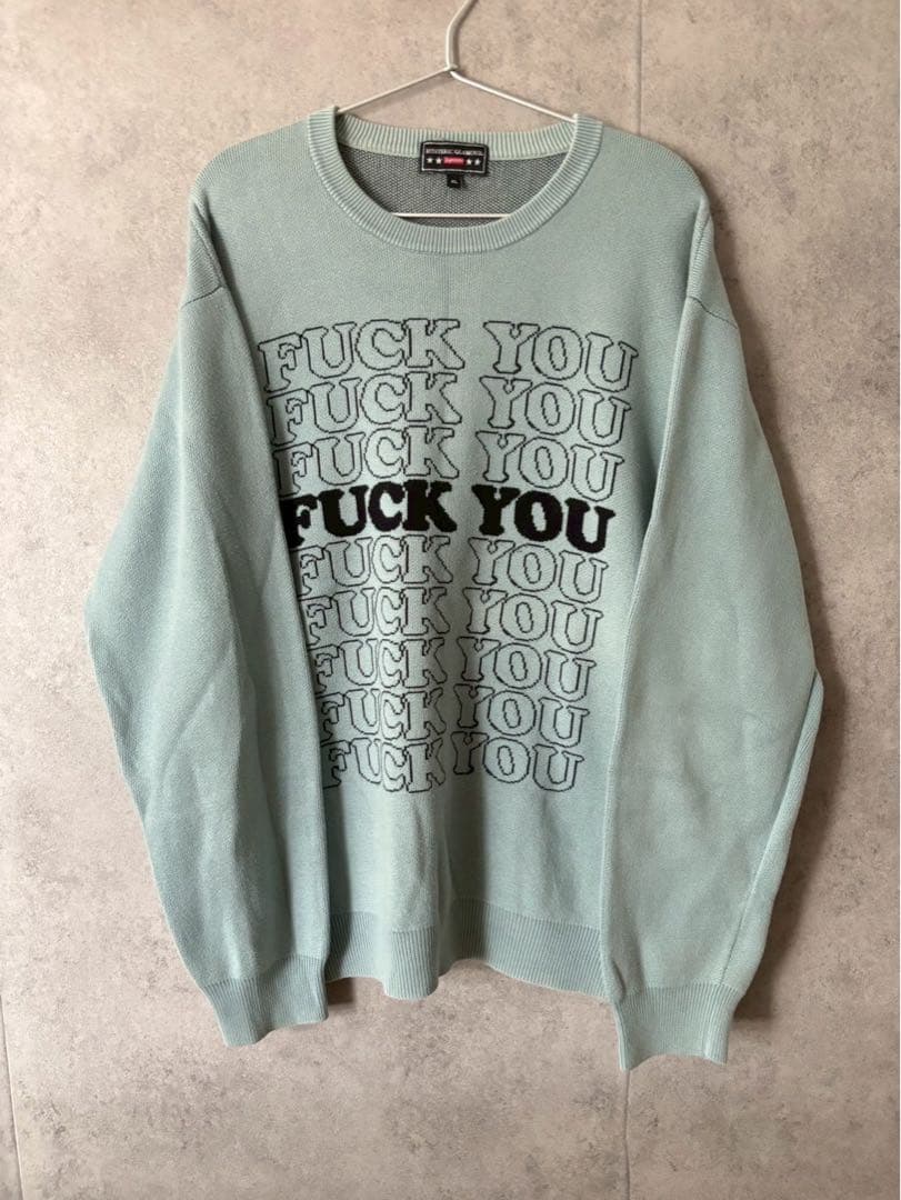 シュプリーム SUPREME　ファッキューセーター コットンニット