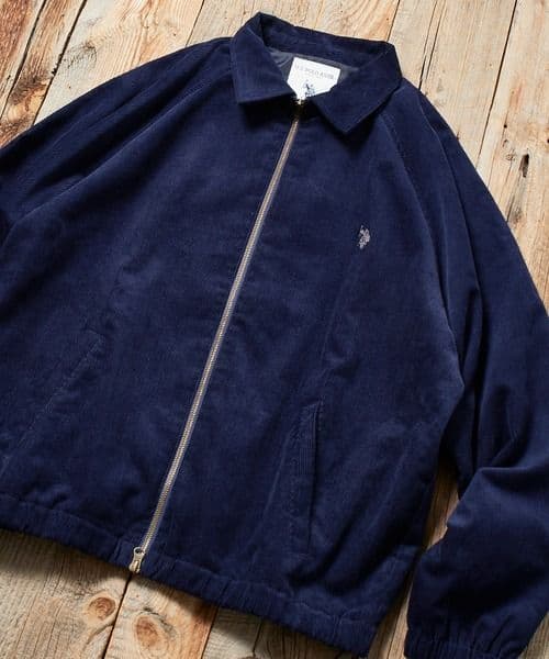 ズ*キ様 U.S. POLO ASSN　コーデュロイジャケット　ネイビー　M