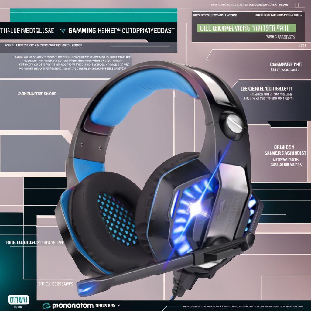 ノイズキャンセリング ヘッドセット ゲーミング 重低音強化