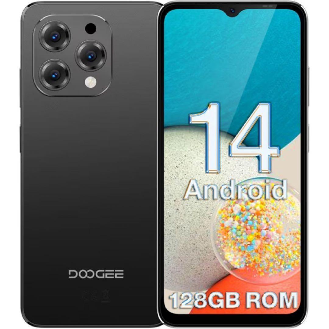 新品 Android14 スマホ 本体 SIMフリー 128GB 大容量 大画面