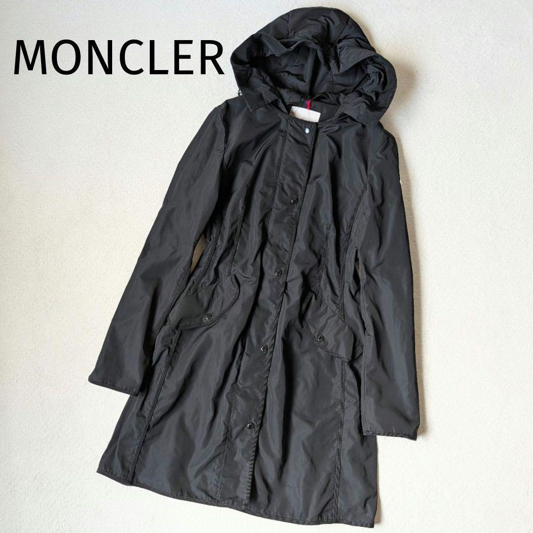 【美品】 モンクレール ARGELIA ナイロンコート ブラック サイズ2 M