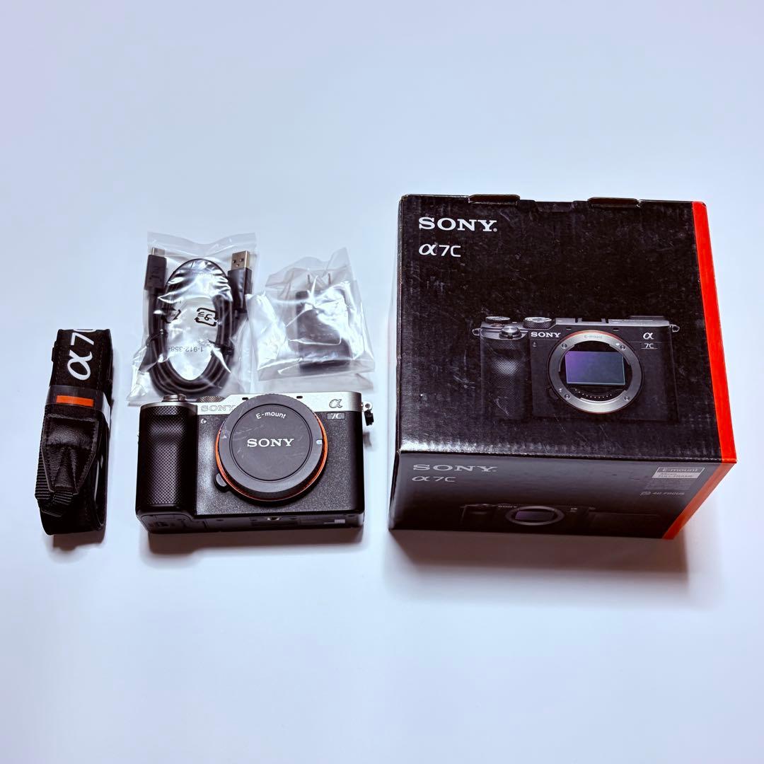 SONY α7C ボディ シルバー ILCE-7C シャッター4.7万回 完動品