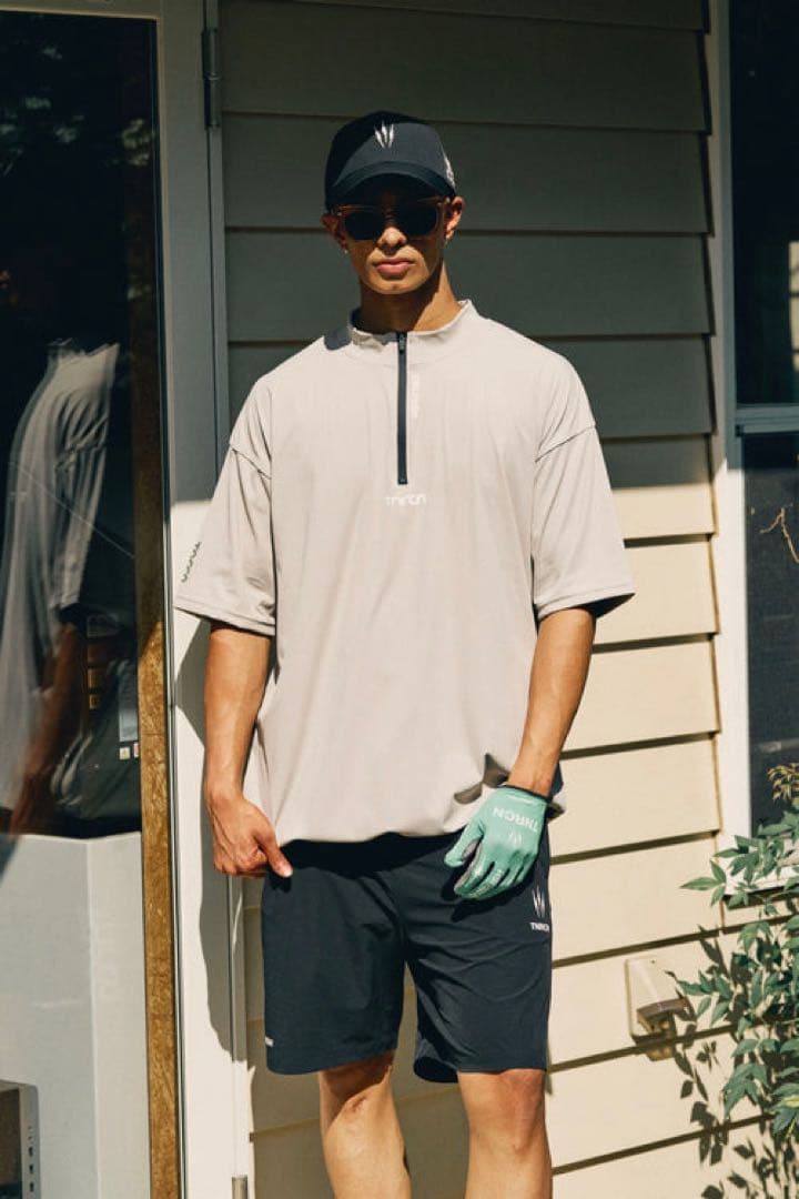 TNRCN HALF-ZIP TEE サイズL ラフロッグ