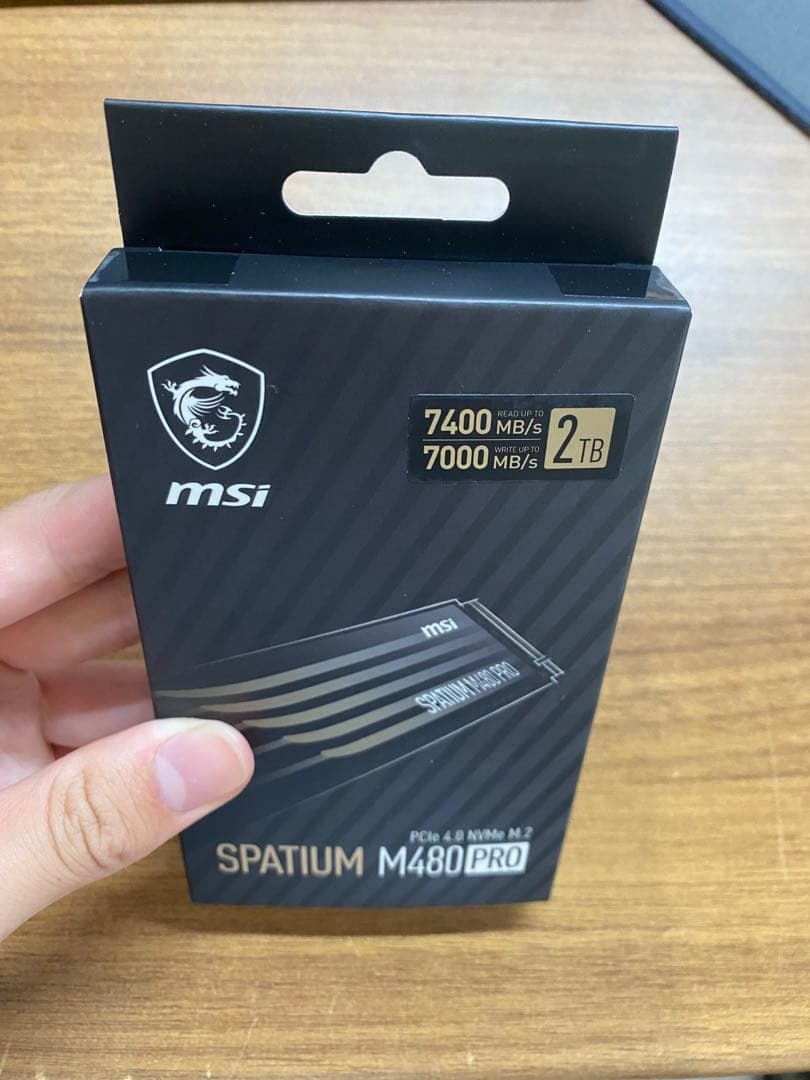 内蔵型SSD MSI SPATIUM M480 2TB m.2 ssd