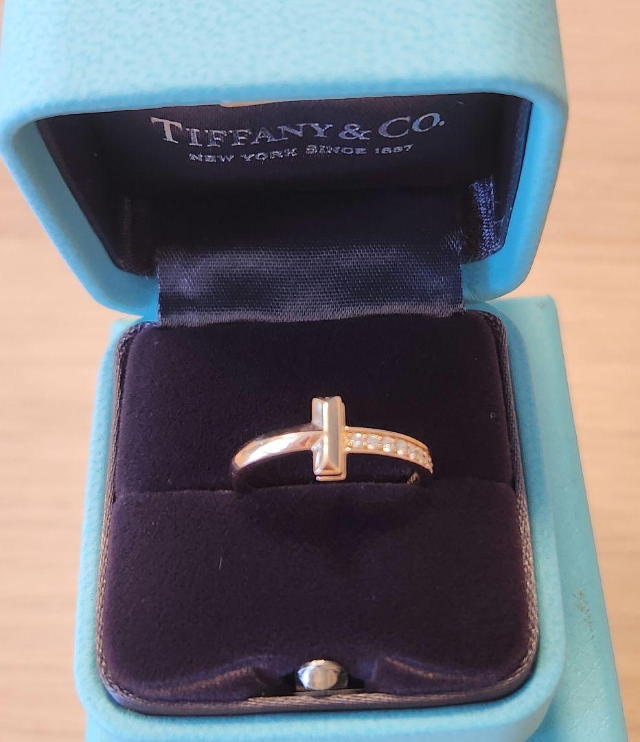 [中古]Tiffany ティファニー Tワンリング K18イエローゴールド11号