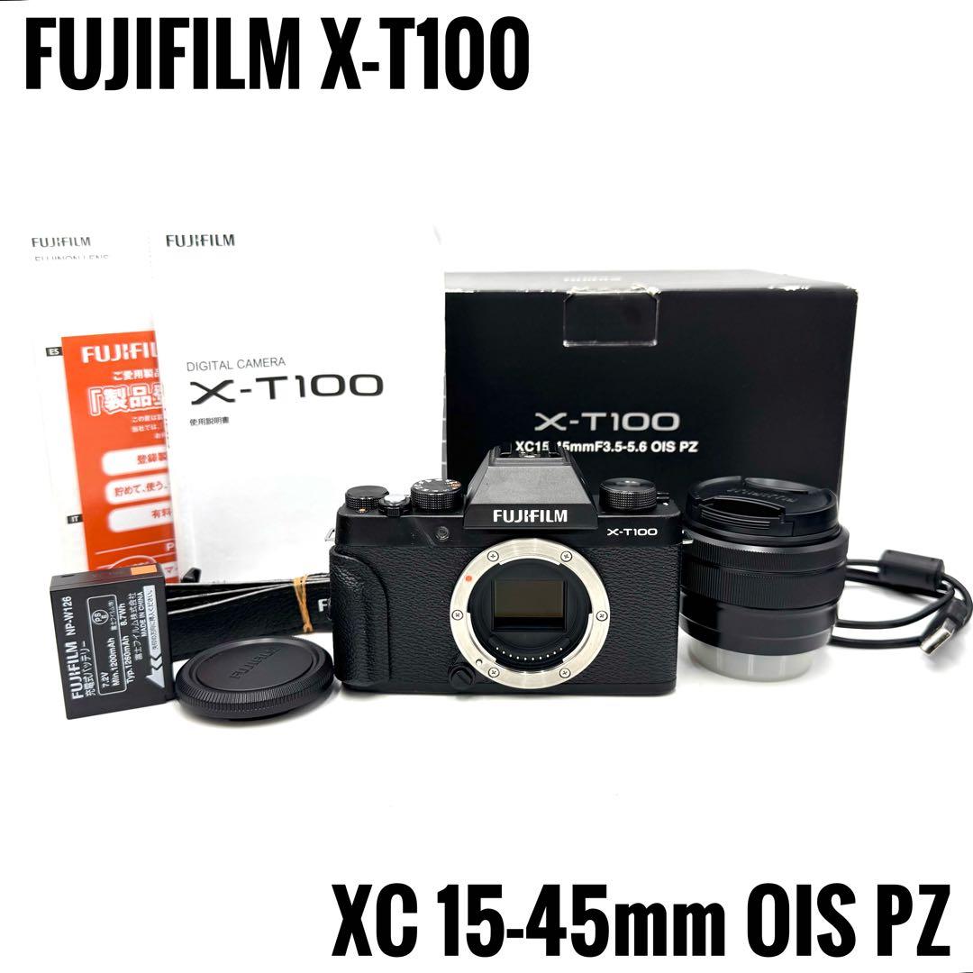 動作良好 FUJIFILM X-T100 XC 15-45mm レンズキット