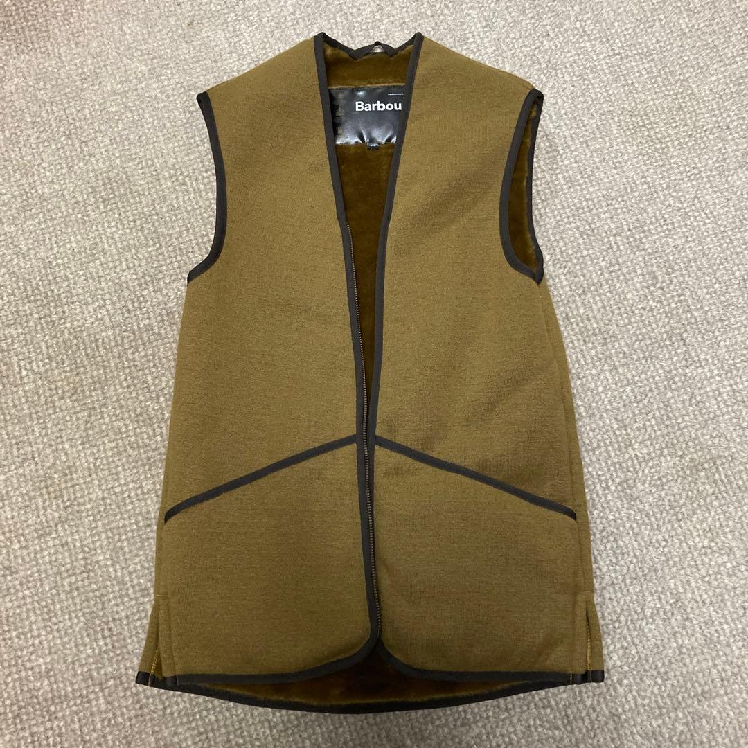 Barbour パイルライナーフロントジップ ベスト