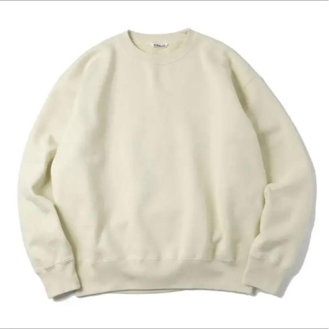 Auralee SWEAT HEAVY BD SWEAT P/O サイズ3