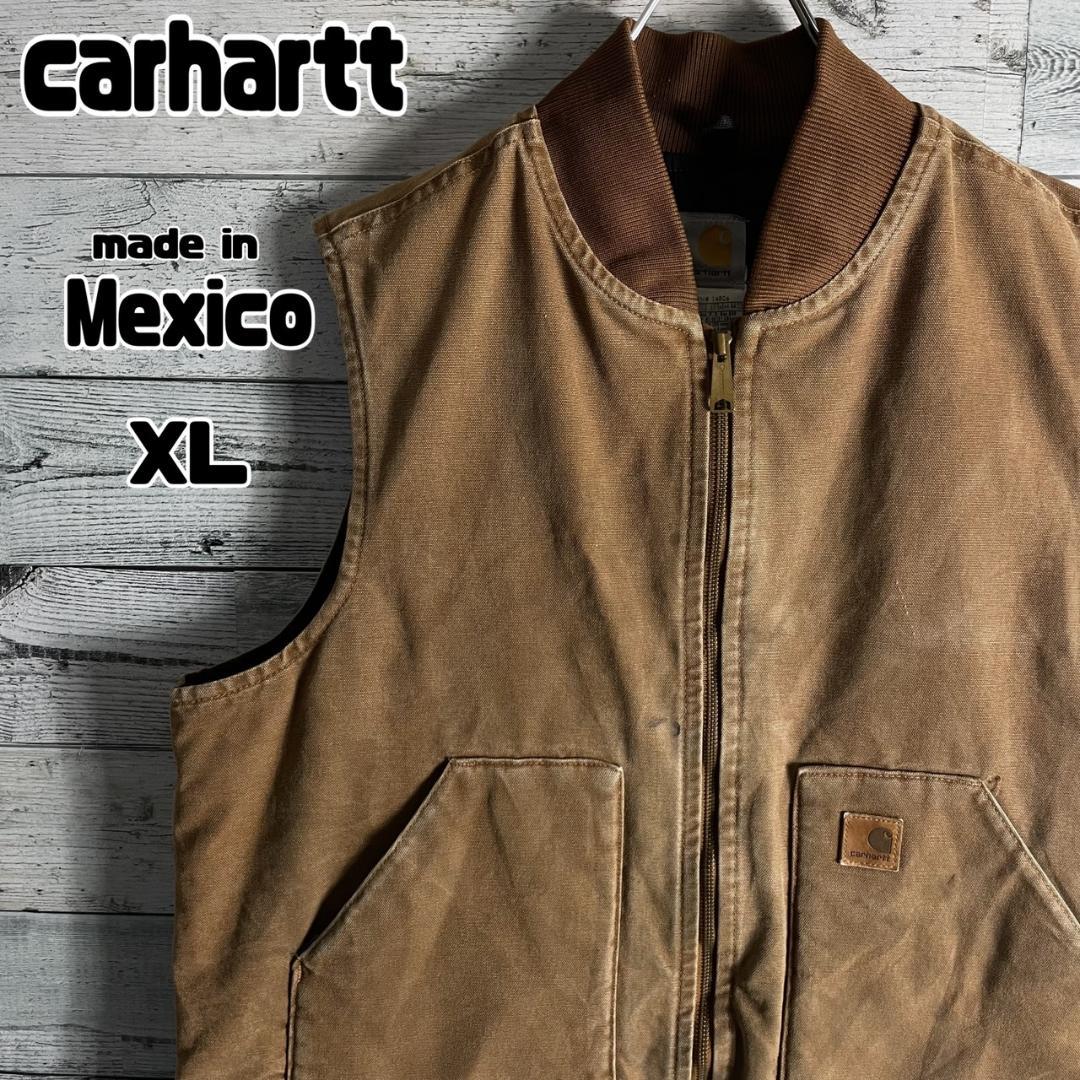 【メキシコ製】カーハート　ダックベスト V02 USA規格　メンズXL
