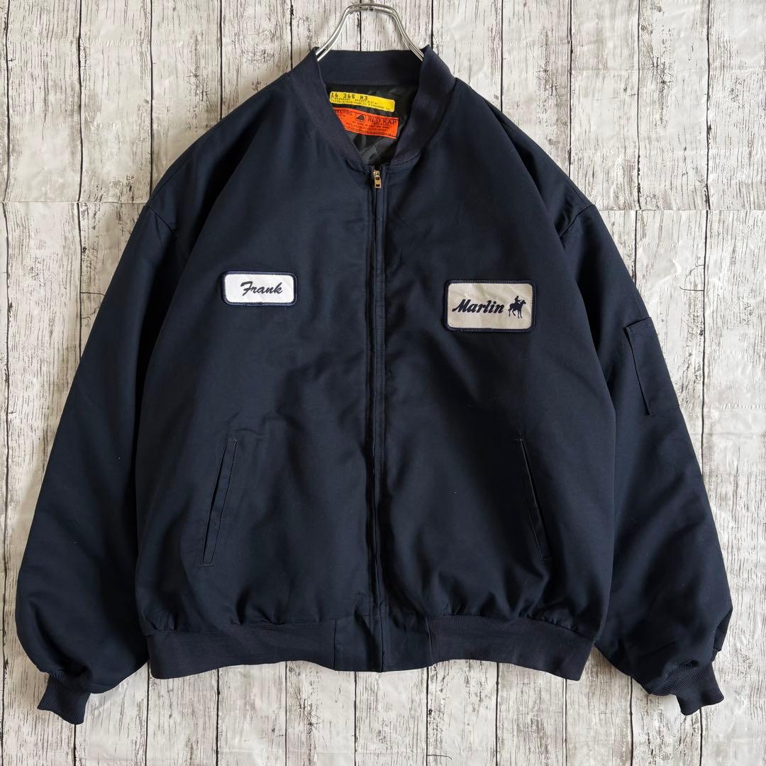 USA製 RED KAP Marlin 企業ロゴワッペン ワークジャケット