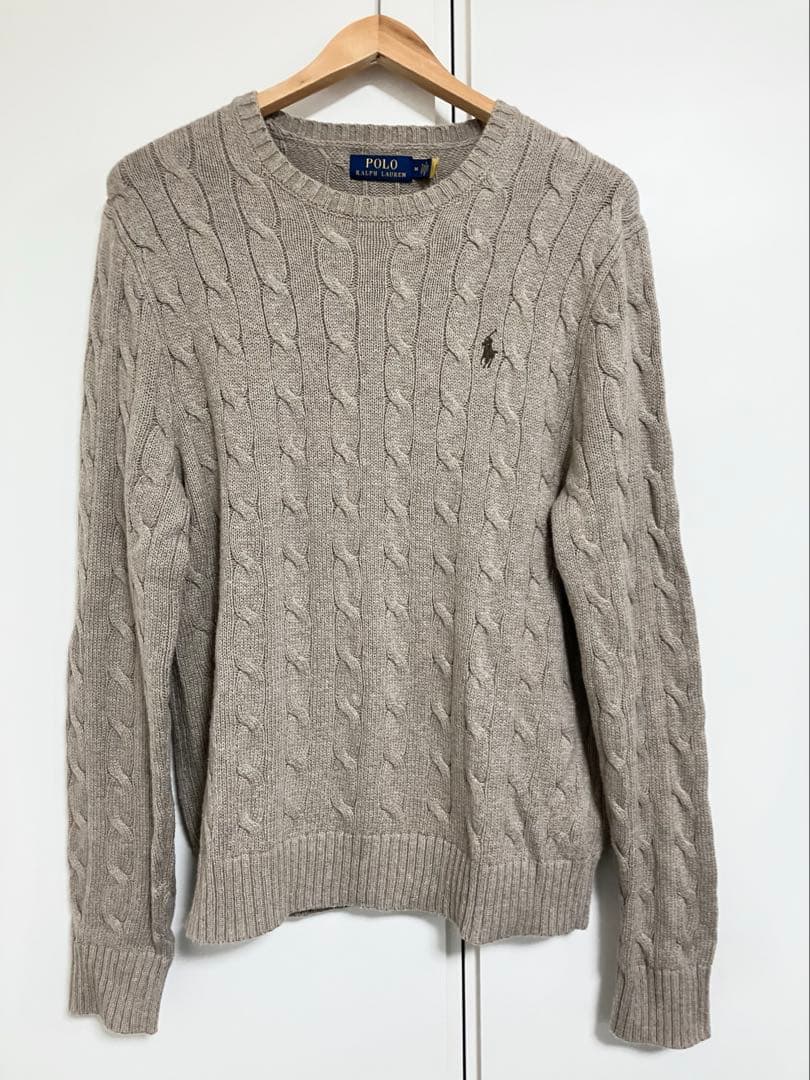 POLO RALPH LAURENポロラルフローレンのケーブルニット/Mサイズ”