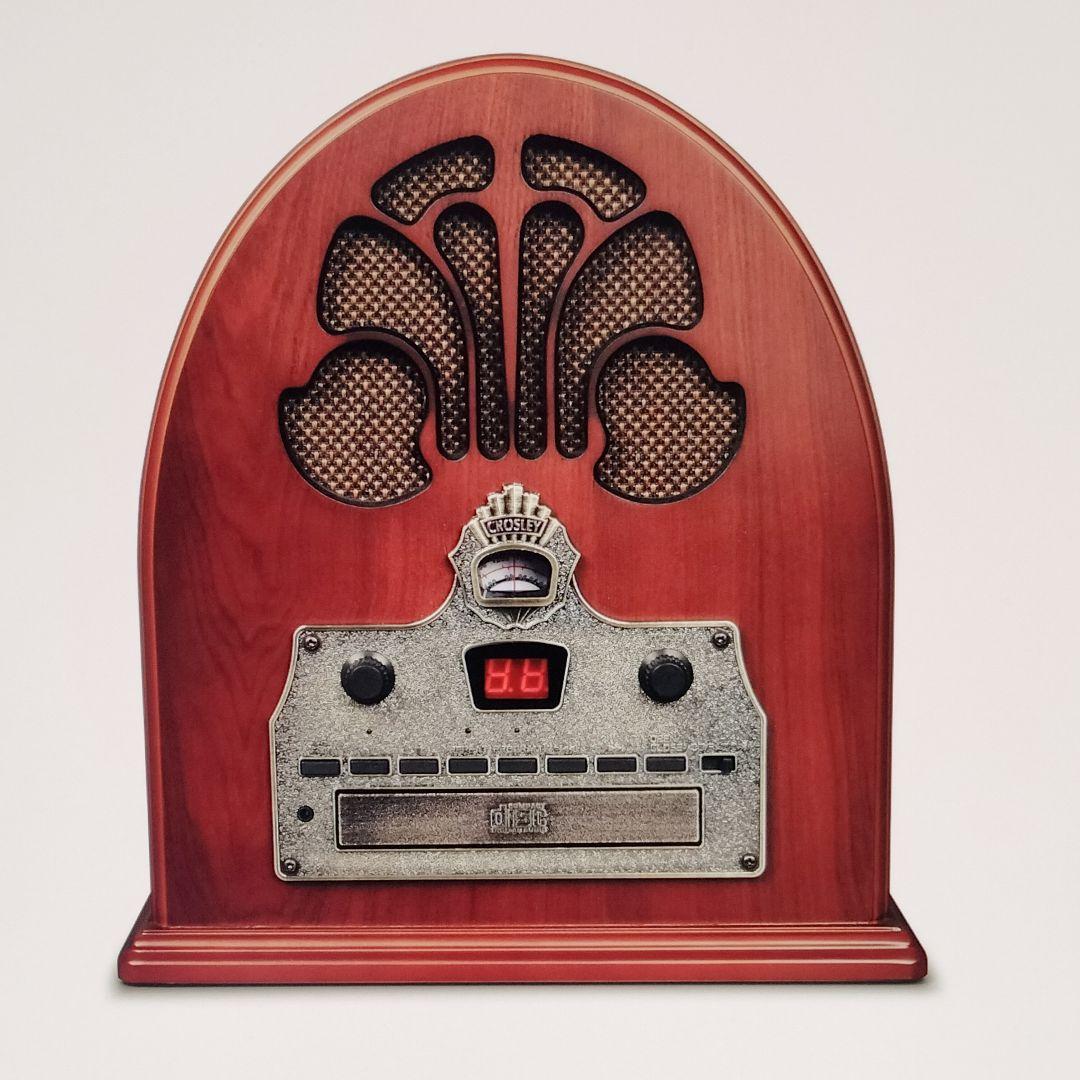 Crosley Cathedralラジオ CDプレーヤー Bluetooth