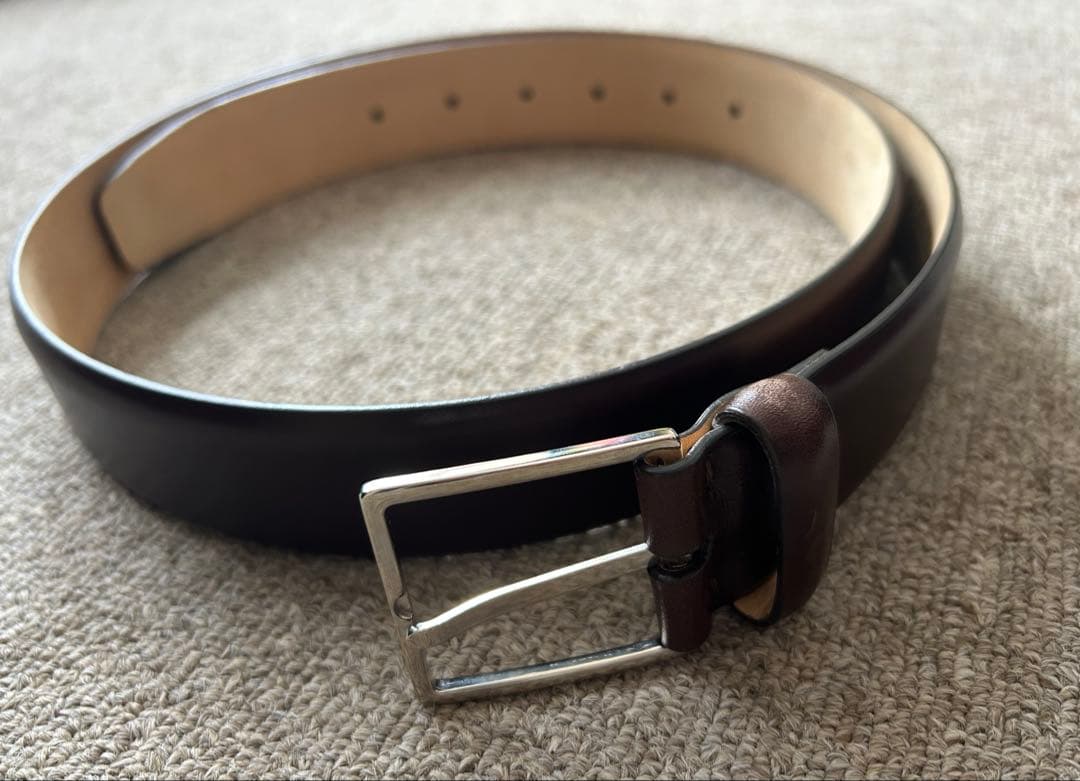 未使用品　Loro piana ロロピアーナ　メンズ　レザー ベルト 95/38
