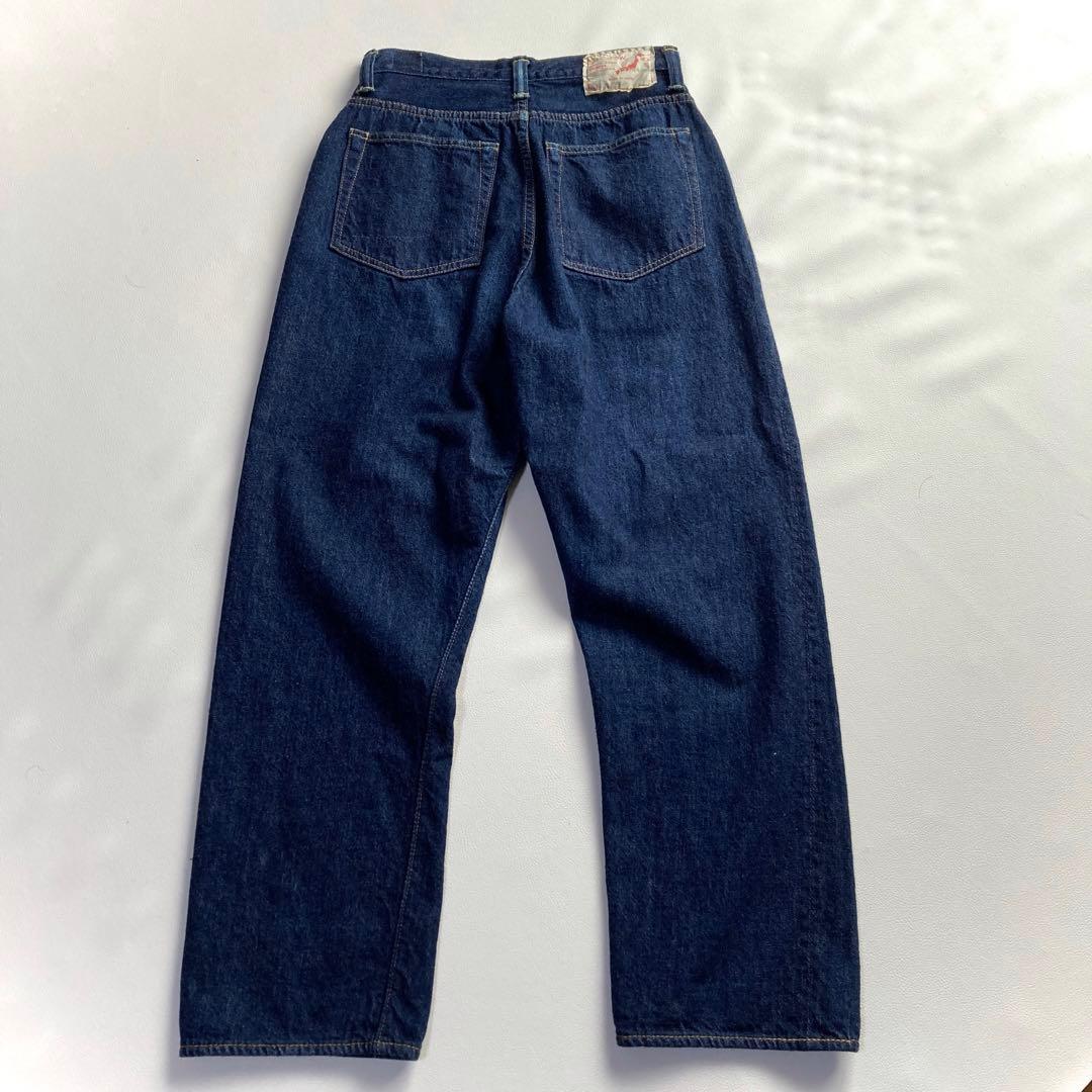 美品 orSlow モンローパンツ BEAMS デニムパンツ 百名品 紺 XS