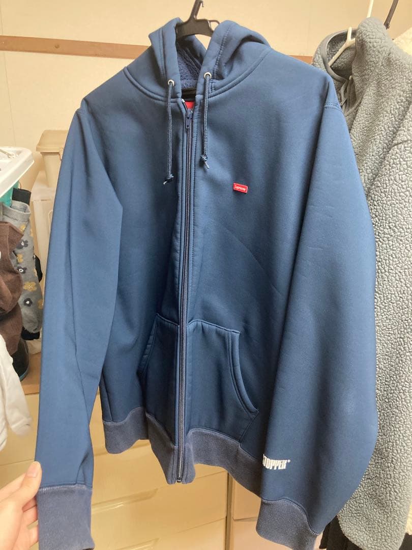 トップス Supreme WINDSTOPPER Zip Up Hooded /Navy