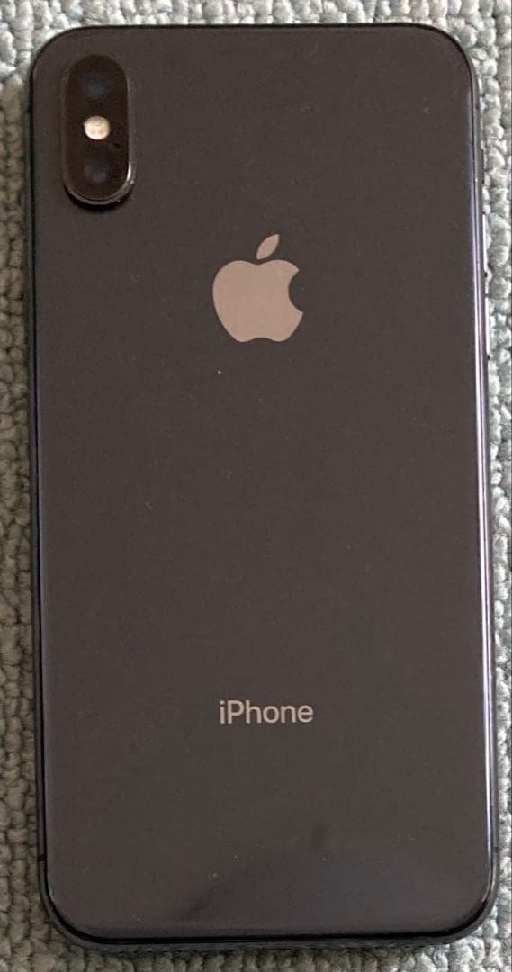 ジャンク Apple iPhone X ブラック本体