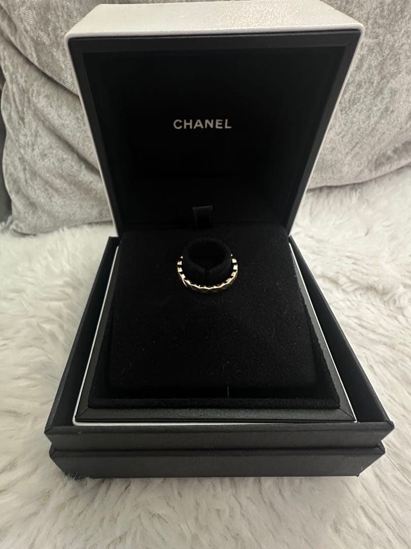 CHANELココクラッシュコレクション リング 18Kベージュゴールドミニモデル