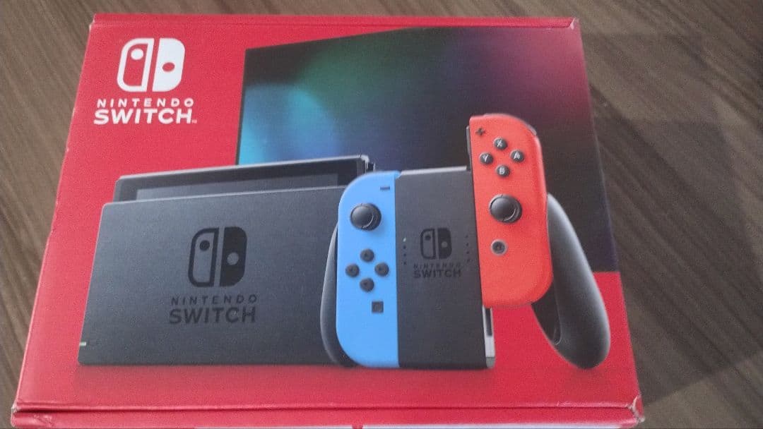 未開封　Nintendo Switch本体 青/赤 Joy-Con付き