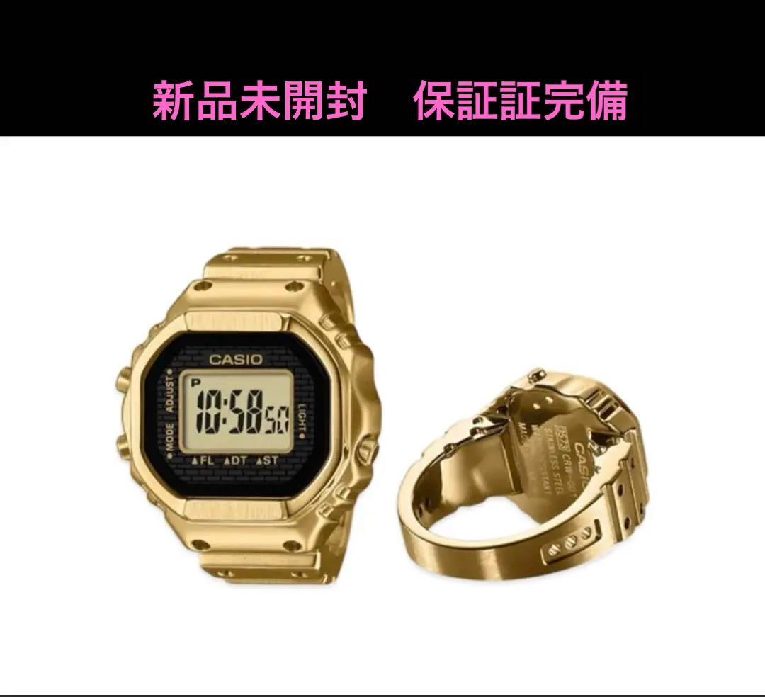 CASIO リングウォッチ ゴールド CRW-001G-9JR