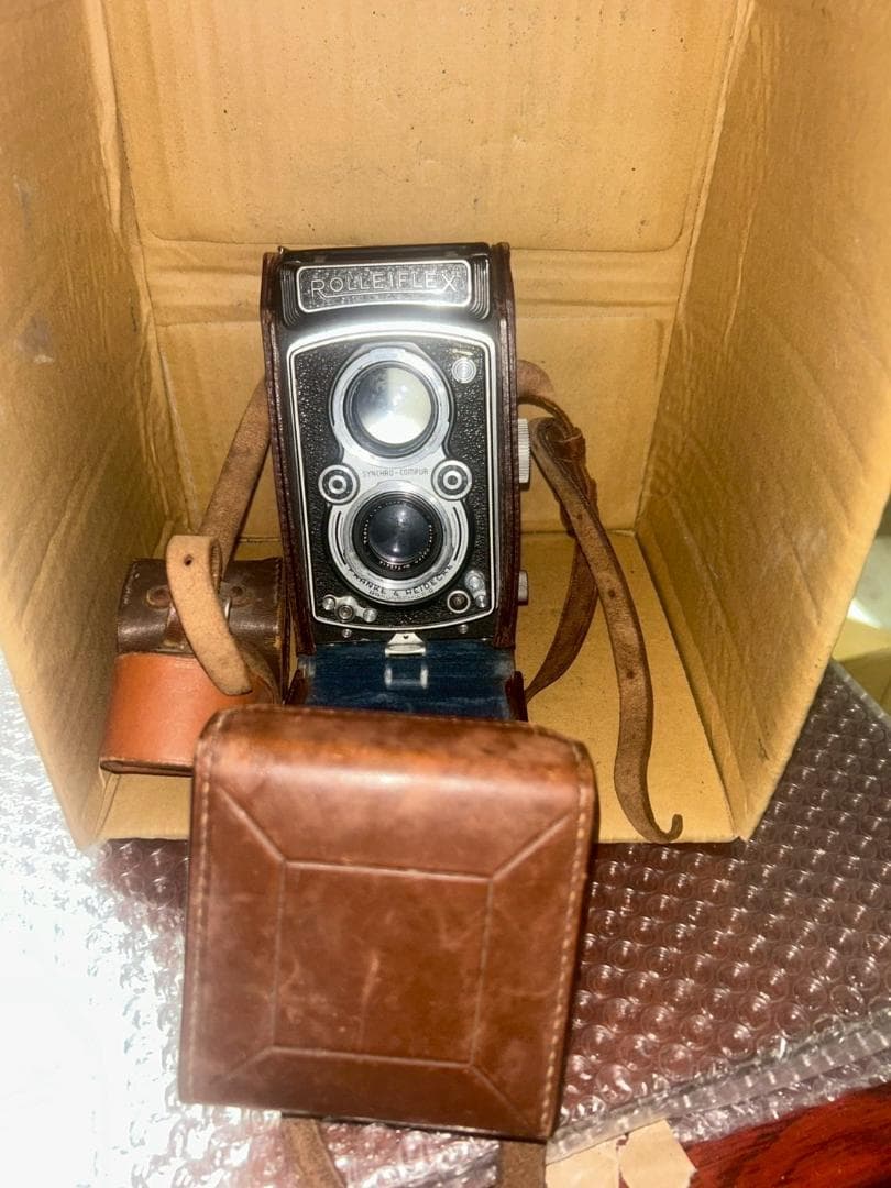 H2 ローライフレックス　ケース付き　 二眼レフカメラ 動作未確認ジャンク