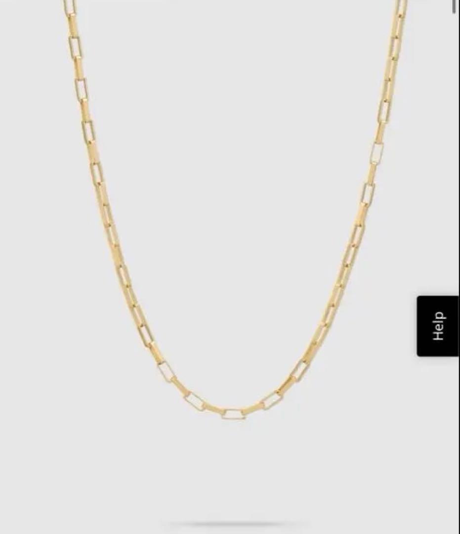 TOM WOOD Billie Chain Gold 18インチ　ネックレス