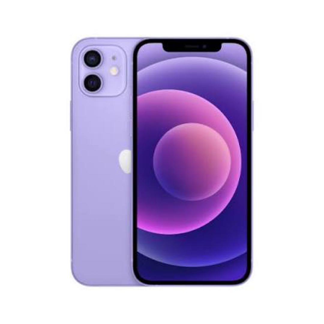 【美品】iPhone12 64GB パープル SIMフリー