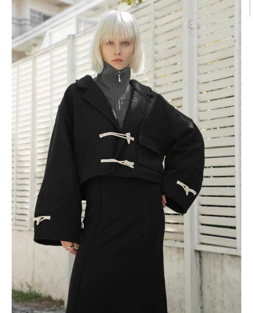 【willfuly】toggle construct sleeve coat