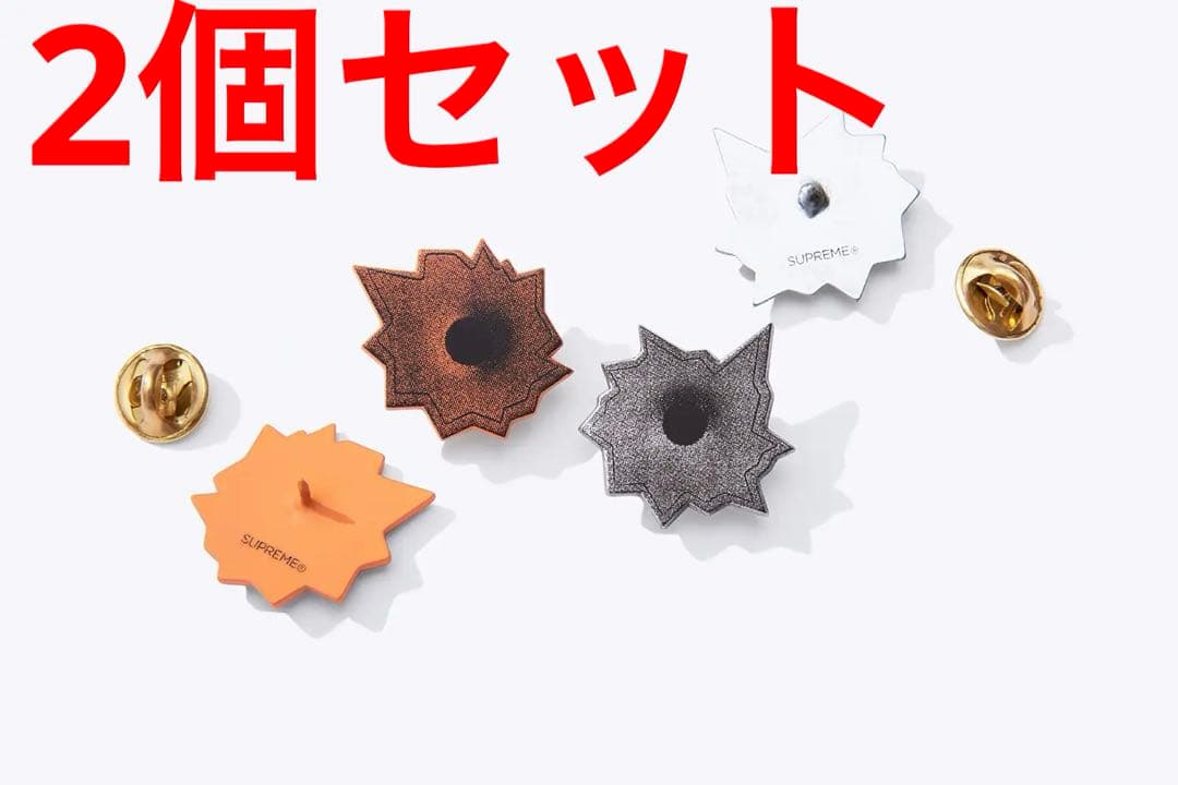 G*o様 Nate Lowman/Supreme Bullet Hole Pin