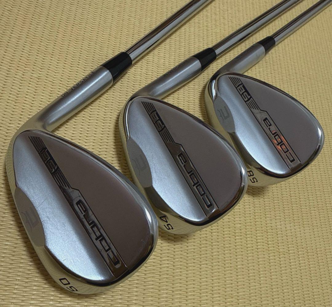 Cobra 2023スネークバイトクローム　ウェッジ3本セット