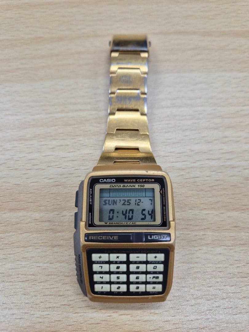 【希少】CASIO WAVE CEPTOR データバンク 電波 DBC-W151